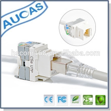 Cat5e cat6 réseau utp module keystone jack / systimax 90 degrés IDC blindé sans clé rj45 module